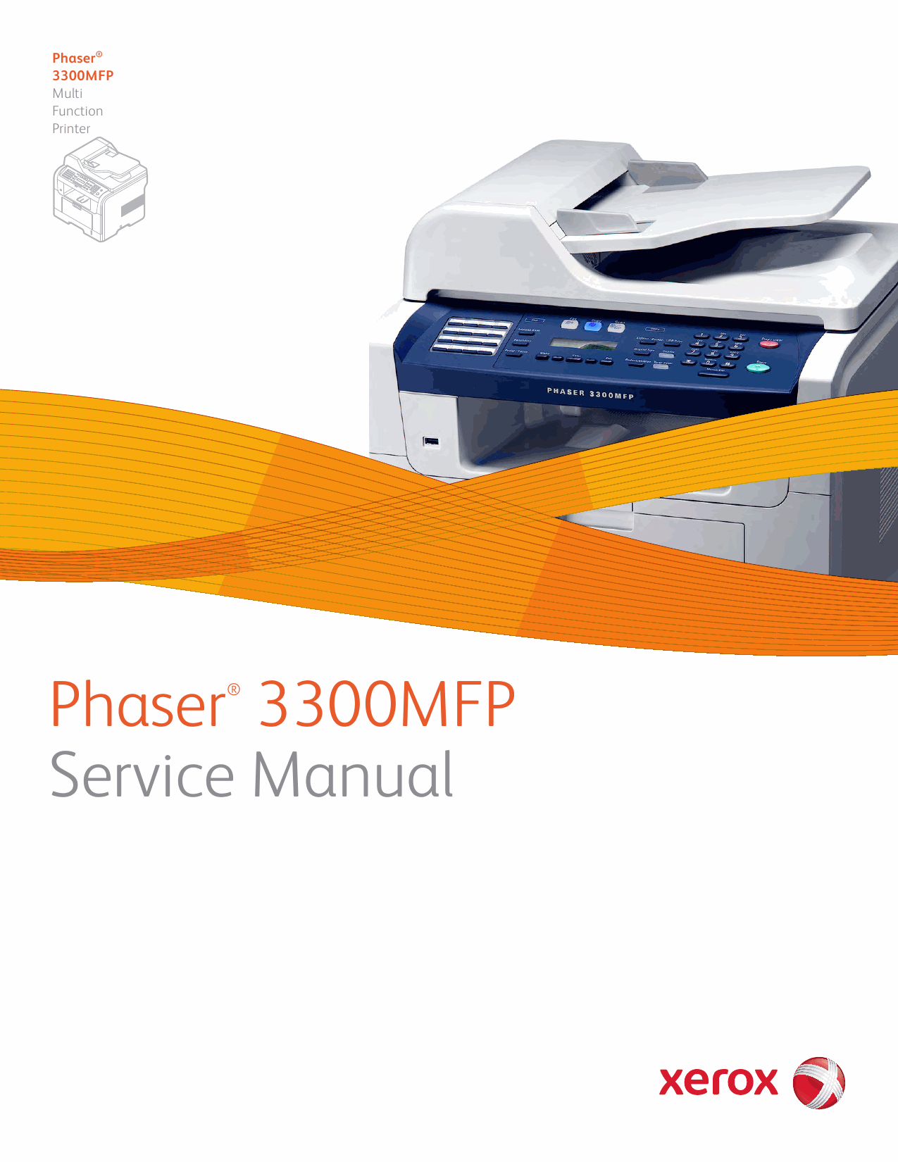 Xerox Phaser 3300-MFP Parts List and Service Manual-1